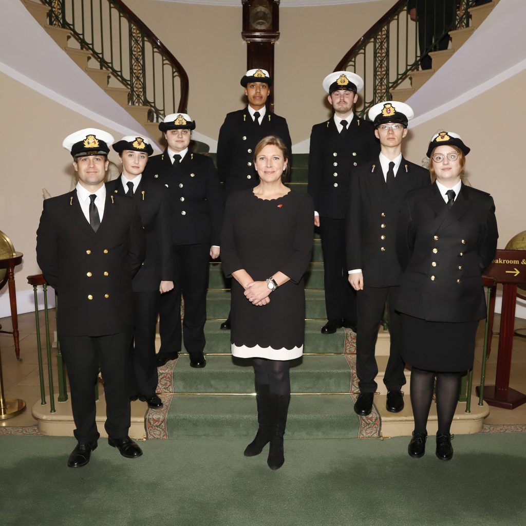 Carnival UK Cadet Presents At Merchant Navy Medal Ceremony Carnival